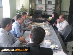 برگزاری جلسه ی صبحانه ی کاری در دفتر سرپرست دانشگاه فرهنگیان استان 2
