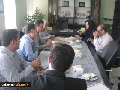 برگزاری جلسه ی صبحانه ی کاری در دفتر سرپرست دانشگاه فرهنگیان استان