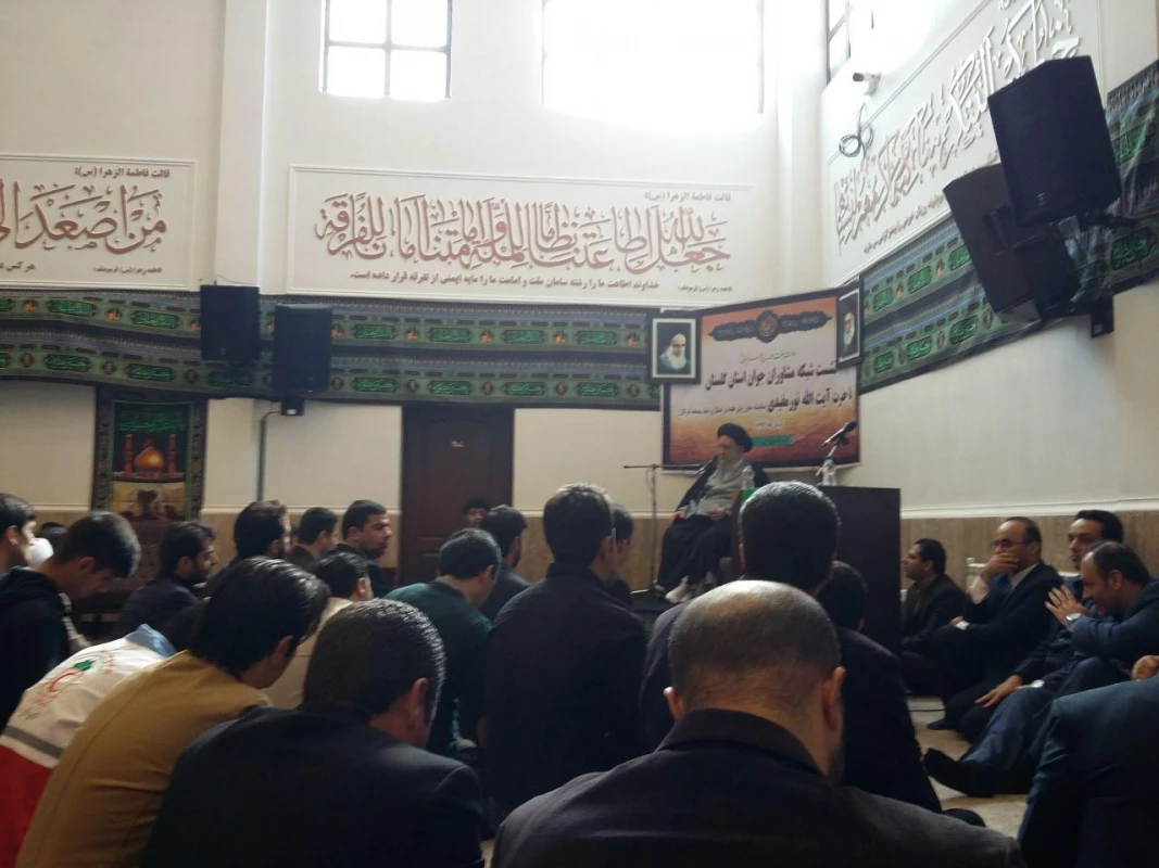 دیدار جمعی از دانشجویان دانشگاه فرهنگیان به همراه مشاوران جوان استانداری گلستان با حضرت آیت الله نورمفیدی نماینده ی معزز ولی فقیه در استان گلستان و امام جمعه ی محبوب گرگان 2