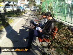 تصاویری از عملیات نصب میزو صندلی در محوطه ی دانشگاه 3