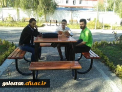 تصاویری از عملیات نصب میزو صندلی در محوطه ی دانشگاه 6