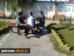 تصاویری از عملیات نصب میزو صندلی در محوطه ی دانشگاه 7