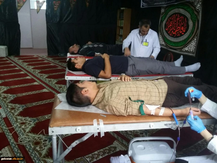 اهدای بیش از یکصد واحد خون توسط اساتید، کارکنان و دانشجویان پردیس آیت الله خامنه ای 2