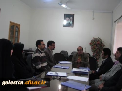 برگزاری جلسه ی شورای راهبری امور فرهنگی و اجتماعی دانشگاه فرهنگیان استان گلستان به میزبانی پردیس امام خمینی(ره) 2