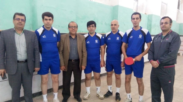 کسب مقام نائب قهرمانی تیم تنیس روی میز کارکنان دانشگاه فرهنگیان استان گلستان