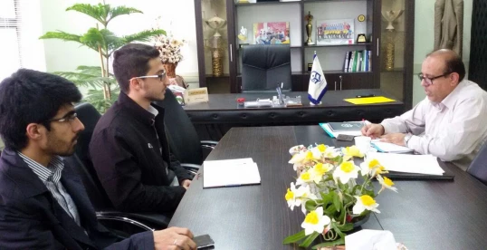 نشست رئیس و دبیر کمیته اجرایی دانشجویی جشنواره فرهنگی با سرپرست دانشگاه فرهنگیان استان گلستان