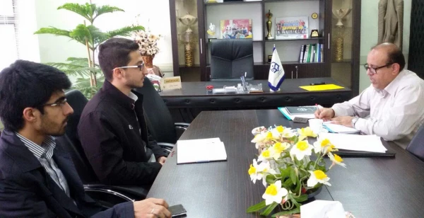 نشست رئیس و دبیر کمیته اجرایی دانشجویی جشنواره فرهنگی با سرپرست دانشگاه فرهنگیان استان گلستان