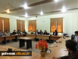 جلسه ارائه  مشکلات و پیشنهادات واحد درسی کارورزی در مرکز آموزش عالی شهید بهشتی گنبد کاووس