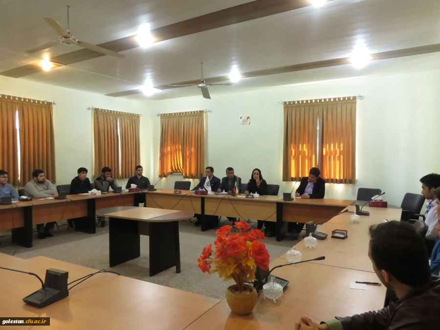 جلسه ارائه  مشکلات و پیشنهادات واحد درسی کارورزی در مرکز آموزش عالی شهید بهشتی گنبد کاووس