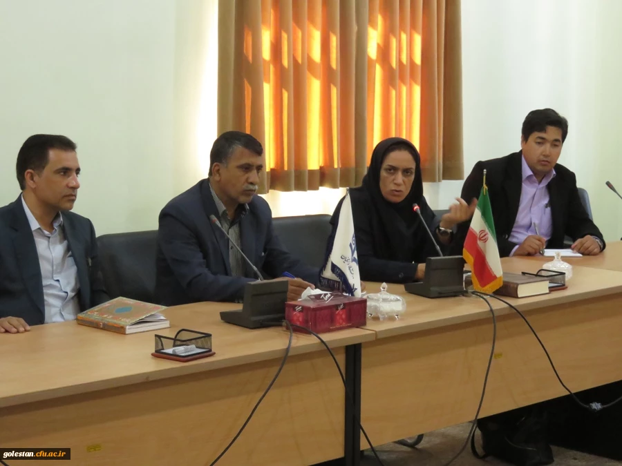 جلسه ارائه  مشکلات و پیشنهادات واحد درسی کارورزی در مرکز آموزش عالی شهید بهشتی گنبد کاووس