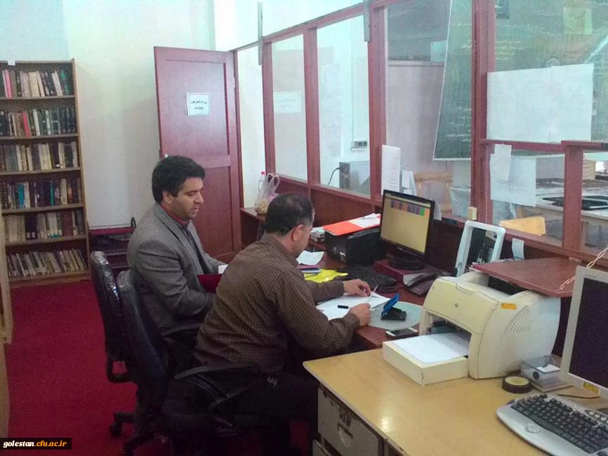 بازدید مسوول اداره نظارت و ارزیابی دانشگاه