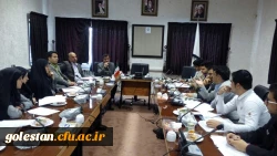 دومین جلسه تیم نظارت و ارزیابی دانشگاه فرهنگیان استان گلستان