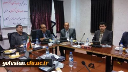 مراسم تکریم از زحمات دکتر مسعودی و معارفه سرپرست جدید پردیس آیت الله خامنه ای گرگان