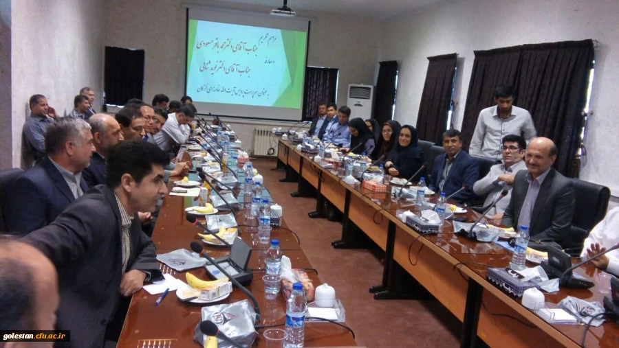 مراسم تکریم از زحمات دکتر مسعودی و معارفه سرپرست جدید پردیس آیت الله خامنه ای گرگان