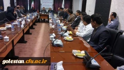 مراسم تکریم از زحمات دکتر مسعودی و معارفه سرپرست جدید پردیس آیت الله خامنه ای گرگان