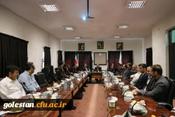 مراسم تکریم و معارفه کارشناس مسئول حراست امور پردیسهای دانشگاه فرهنگیان استان گلستان