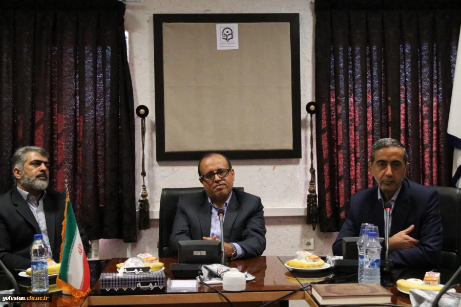 مراسم تکریم و معارفه کارشناس مسئول حراست امور پردیسهای دانشگاه فرهنگیان استان گلستان