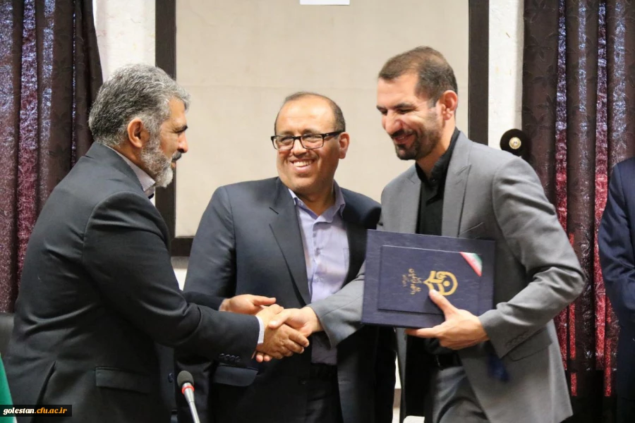 مراسم تکریم و معارفه کارشناس مسئول حراست امور پردیسهای دانشگاه فرهنگیان استان گلستان