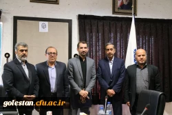 مراسم تکریم و معارفه کارشناس مسئول حراست امور پردیسهای دانشگاه فرهنگیان استان گلستان