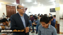 بازدید سرپرست محترم دانشگاه فرهنگیان استان گلستان از جلسه امتحانات پردیس