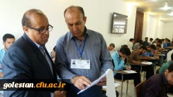 بازدید سرپرست محترم دانشگاه فرهنگیان استان گلستان از جلسه امتحانات پردیس