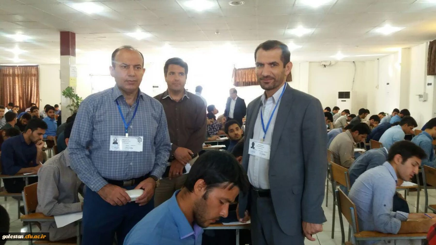 بازدید سرپرست محترم دانشگاه فرهنگیان استان گلستان از جلسه امتحانات پردیس