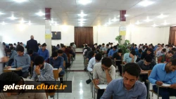 بازدید سرپرست محترم دانشگاه فرهنگیان استان گلستان از جلسه امتحانات پردیس