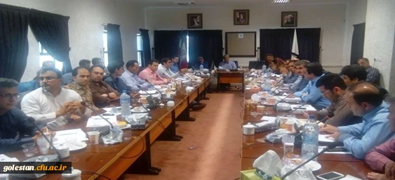 دیدار ارزیابان و کارشناسان  برنامه ملی تعالی مدیریت مدرسه در استان گلستان با جناب آقای دکتر مسعودی سرپرست محترم امور پردیس های استان و رئیس کمیته برنامه ملی تعالی مدیریت مدرسه