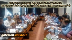 دیدار ارزیابان و کارشناسان  برنامه ملی تعالی مدیریت مدرسه در استان گلستان با جناب آقای دکتر مسعودی سرپرست محترم امور پردیس های استان و رئیس کمیته برنامه ملی تعالی مدیریت مدرسه