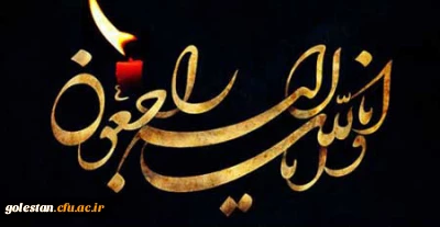 پیام تسلیت وابراز همدرردی ، همکار محترم جناب آقا ی حاج قربانعلی وزواری