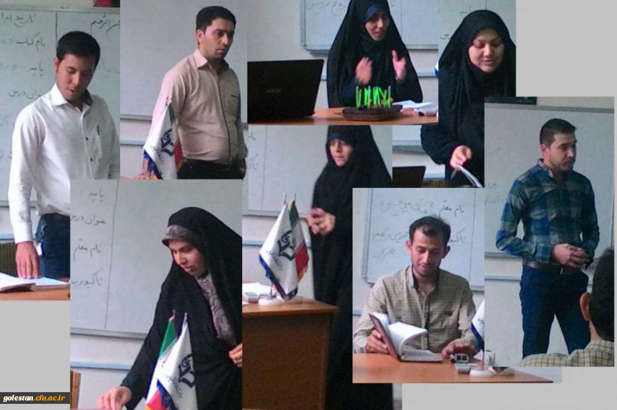 برگزاری جلسه ارائه تدریس خرد(میکروتیچینگ) دانشجویان ماده 28 2