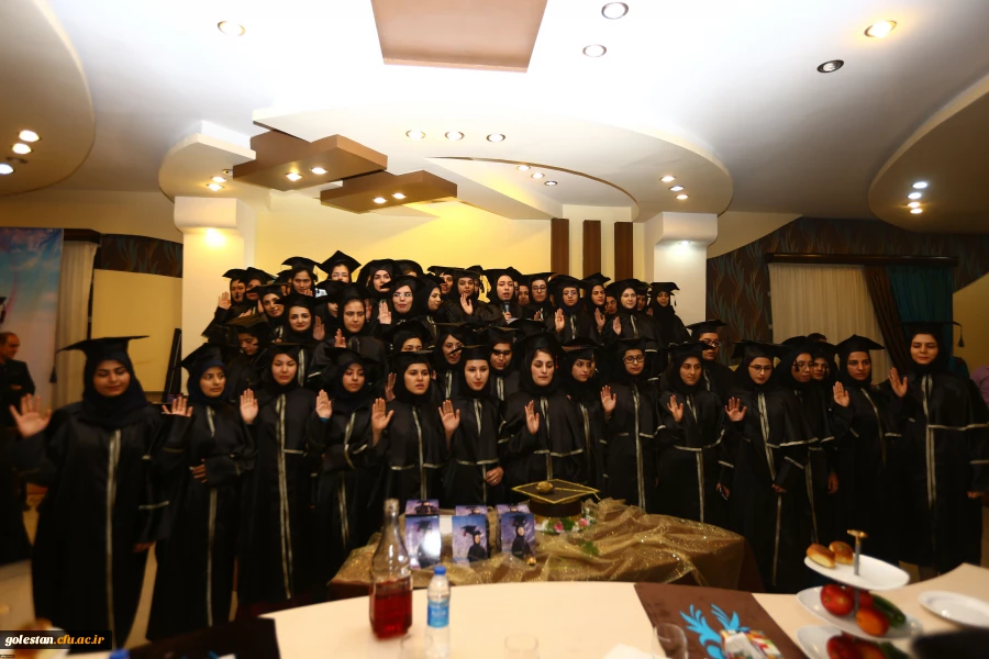 جشن اولین گروه دانش آموختگان پردیس امام خمینی (ره) گرگان خواهران در هتل شهاب گرگان برگزار شد. 2