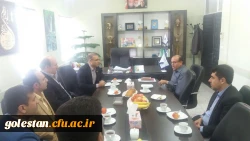 نشسست دوساعته مدیرعامل سرپرستی بانک تجارت استان با سرپرست دانشگاه 2