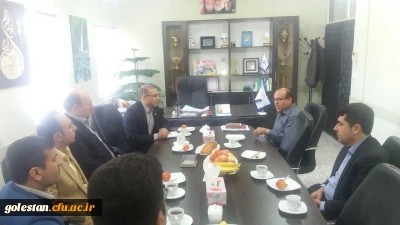 نشسست دوساعته مدیرعامل سرپرستی بانک تجارت استان با سرپرست دانشگاه