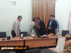 برگزاری جلسه تکریم و معارفه سرپرست واحد شهید بهشتی گنبدکاووس 6