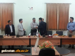 برگزاری جلسه تکریم و معارفه سرپرست واحد شهید بهشتی گنبدکاووس 13