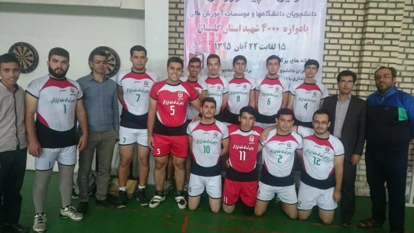 تیم والیبال پردیس آیت الله خامنه ای گرگان نائب قهرمان شد 3