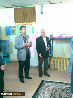 بازدید از محیط خوابگاهی پردیس آیت الله خامنه ای گرگان