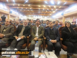 همایش بزرگداشت هفته پژوهش و تجلیل از پژوهشگران برتر استانی دانشگاه فرهنگیان با حضور دکتر ساکی برگزار شد. 4