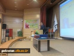 همایش بزرگداشت هفته پژوهش و تجلیل از پژوهشگران برتر استانی دانشگاه فرهنگیان با حضور دکتر ساکی برگزار شد. 7