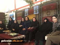 حضور سرپرست دانشگاه  فرهنگیان استان گلستان در مراسم  افتتاحیه نمایشگاه زن ، تلاش و توسعه 3