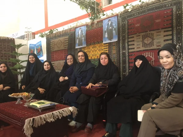 حضور سرپرست دانشگاه  فرهنگیان استان گلستان در مراسم  افتتاحیه نمایشگاه زن ، تلاش و توسعه 3