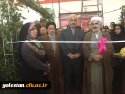 حضور سرپرست دانشگاه  فرهنگیان استان گلستان در مراسم  افتتاحیه نمایشگاه زن ، تلاش و توسعه 6