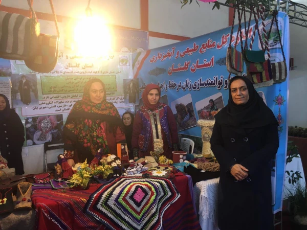 حضور سرپرست دانشگاه  فرهنگیان استان گلستان در مراسم  افتتاحیه نمایشگاه زن ، تلاش و توسعه 7