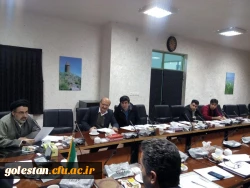 برگزاری جلسه شورای دانشجویی استان 5