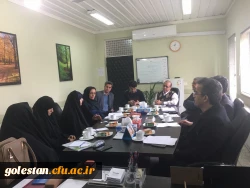 برگزاری جلسه شورای پژوهش استان 8