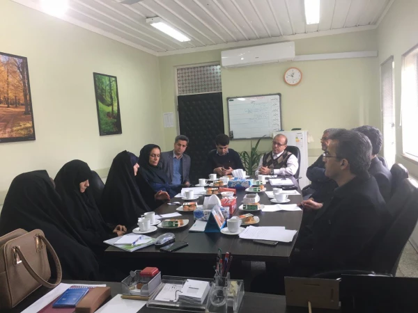 برگزاری جلسه شورای پژوهش استان 8