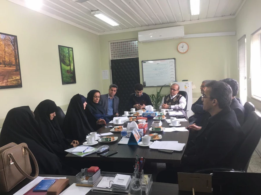 برگزاری جلسه شورای پژوهش استان 8