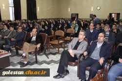 با حضور دکتر قنبری از برگزیدگان جشنواره فرهنگی و هنری تقدیر شد. 7