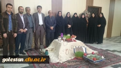 با حضور دکتر مسعودی  وهیأت همراه  از فرزند شهید والامقام احمد کیا تقدیر شد. 3